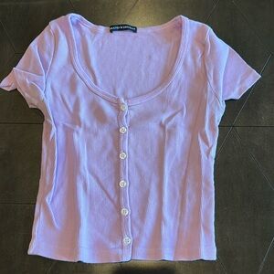 Brandy Melville button up T shirt